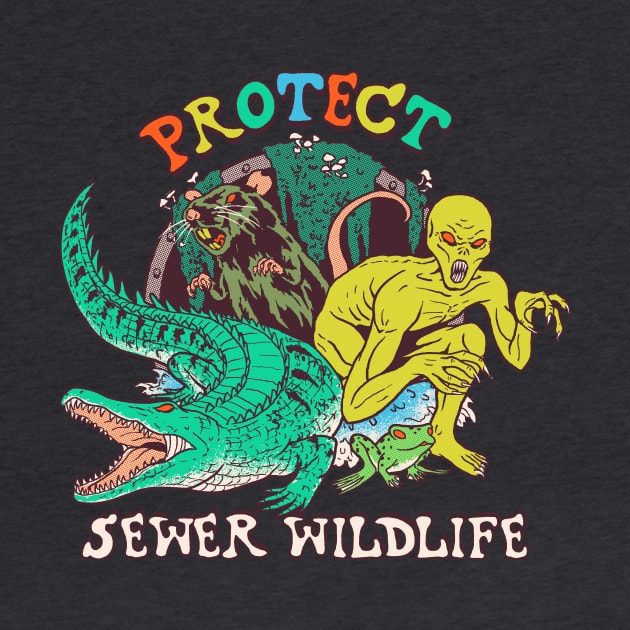 Protect Sewer Wildlife by Hillary White Rabbit